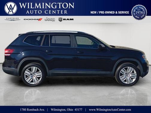 Deep Black Pearl Effect 2019 Volkswagen Atlas 3.6L SE w/Technology