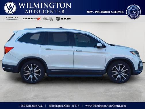 White Diamond Pearl 2019 Honda Pilot Touring 8-Passenger
