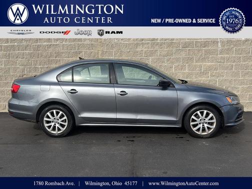 Platinum Gray Metallic 2015 Volkswagen Jetta 1.8T SE