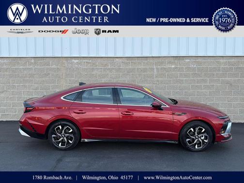 Red 2025 Hyundai SONATA SEL