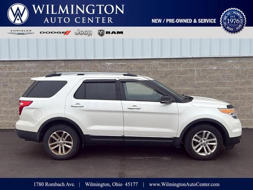 White Platinum Tri-Coat Metallic 2013 Ford Explorer XLT