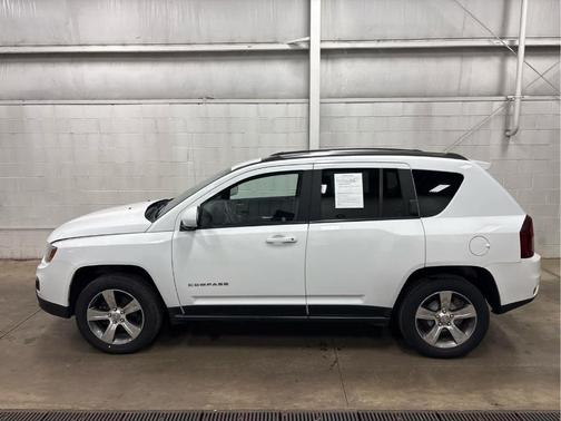 Bright White Clearcoat 2016 Jeep Compass High Altitude