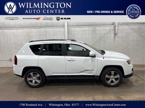 Bright White Clearcoat 2016 Jeep Compass High Altitude