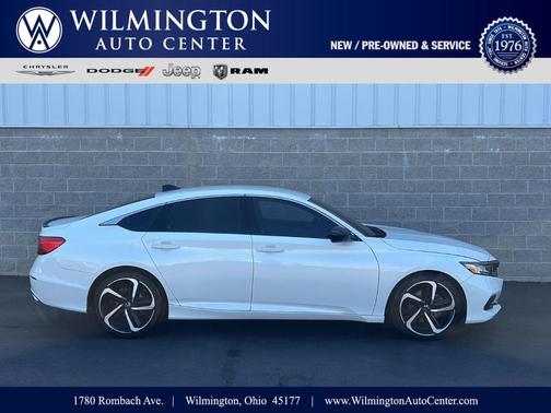 Platinum White Pearl 2021 Honda Accord Sport 1.5T