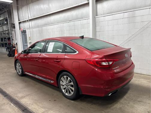 Scarlet Red 2017 Hyundai SONATA Sport