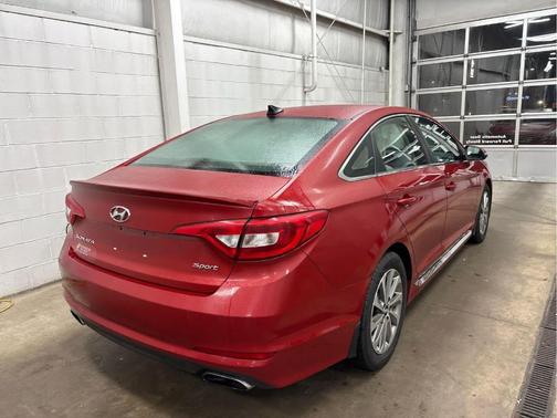 Scarlet Red 2017 Hyundai SONATA Sport