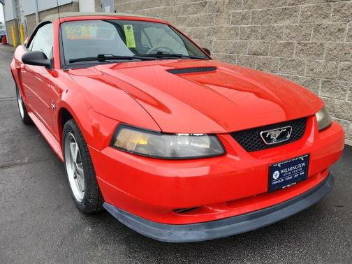 Red 2001 Ford Mustang Base