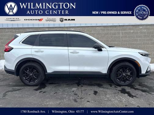 Platinum White Pearl 2024 Honda CR-V Hybrid Sport