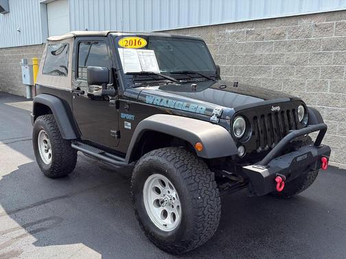 Black Clearcoat 2016 Jeep Wrangler Sport