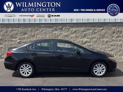 Crystal Black Pearl 2012 Honda Civic EX