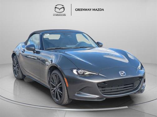 Machine Gray Metallic 2025 Mazda MX-5 Miata Grand Touring Convertible