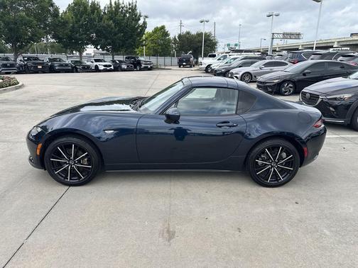 Deep Crystal Blue Mica 2025 Mazda MX-5 Miata RF Grand Touring