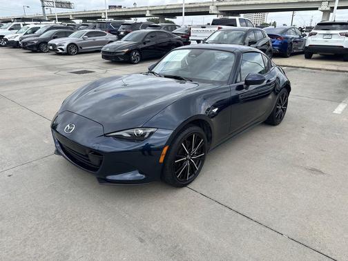 Deep Crystal Blue Mica 2025 Mazda MX-5 Miata RF Grand Touring