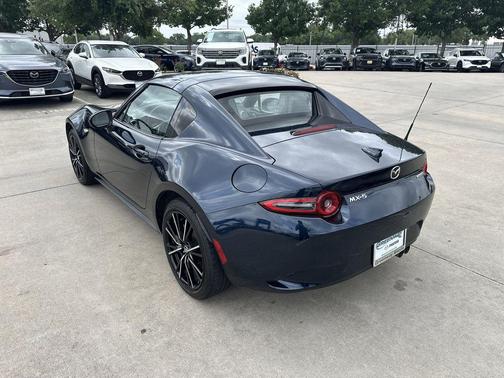 Deep Crystal Blue Mica 2025 Mazda MX-5 Miata RF Grand Touring