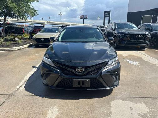 Midnight Black Metallic 2019 Toyota Camry XSE