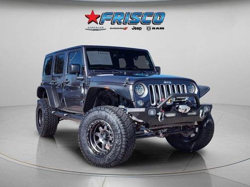 Granite Crystal Metallic Clearcoat 2016 Jeep Wrangler Unlimited Sahara