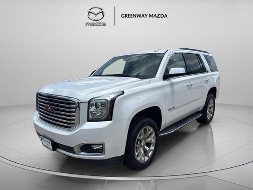 White Frost Tricoat 2020 GMC Yukon SLT Standard Edition