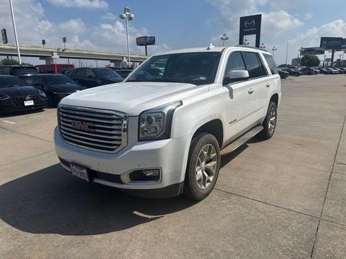 White Frost Tricoat 2020 GMC Yukon SLT Standard Edition