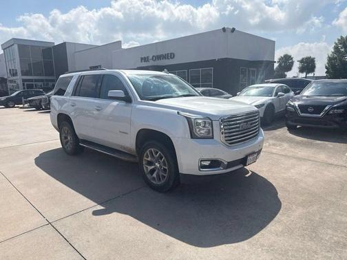 White Frost Tricoat 2020 GMC Yukon SLT Standard Edition
