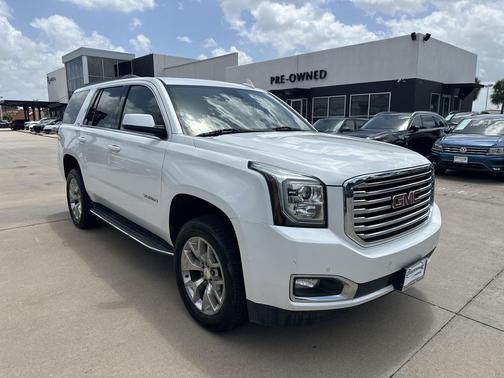 White Frost Tricoat 2020 GMC Yukon SLT Standard Edition
