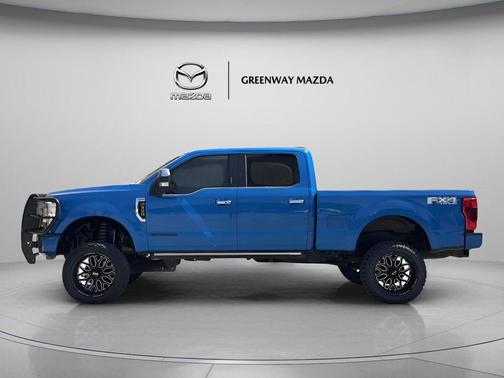 Blue Metallic 2020 Ford F-350 Platinum