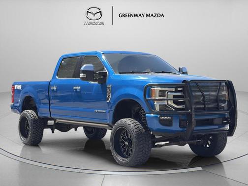 Blue Metallic 2020 Ford F-350 Platinum