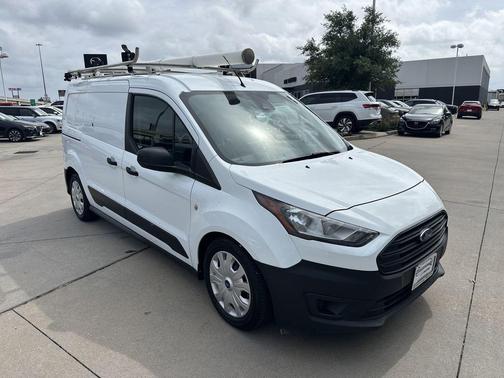 Frozen White 2020 Ford Transit Connect XL Cargo Van