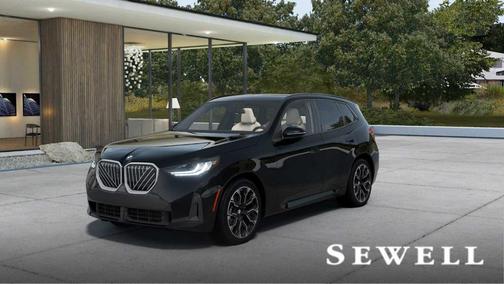 Black Sapphire Metallic 2025 BMW X3 30 xDrive