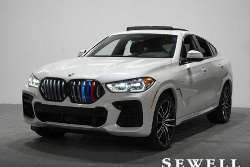 Mineral White Metallic 2022 BMW X6 M50i