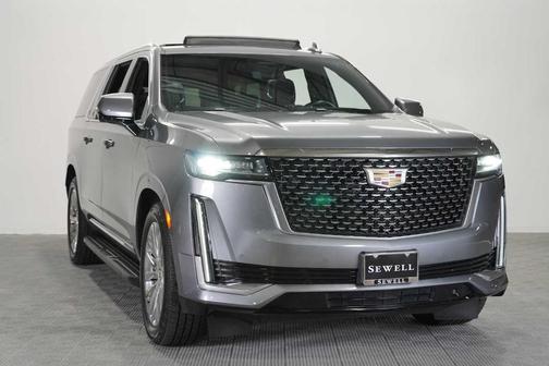 Satin Steel Metallic 2022 Cadillac Escalade ESV Premium Luxury