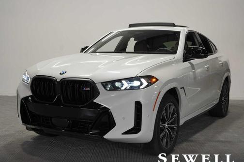 Mineral White Metallic 2024 BMW X6 M60i