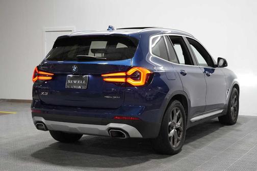 Phytonic Blue Metallic 2024 BMW X3 sDrive30i