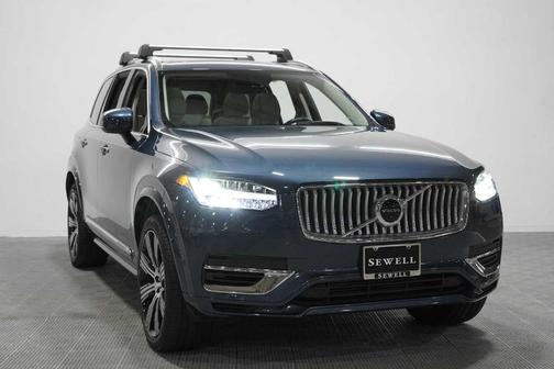 Denim Blue Metallic 2022 Volvo XC90 Recharge Plug-In Hybrid T8 Inscription Extended Range 7P