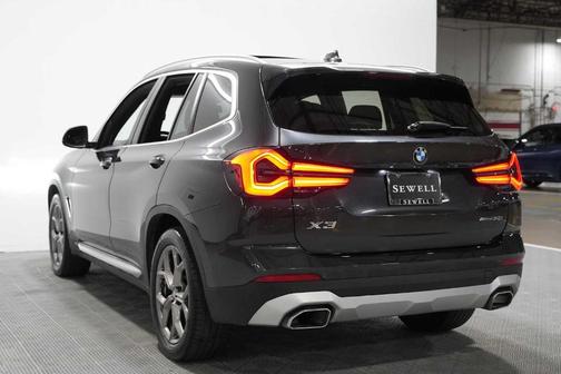 Dark Graphite Metallic 2022 BMW X3 sDrive30i