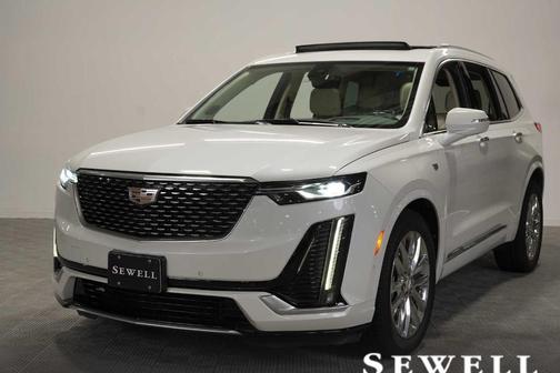 Crystal White Tri-Coat 2023 Cadillac XT6 Premium Luxury FWD
