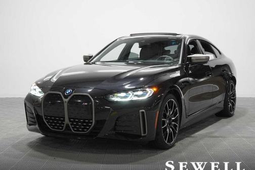 Black Sapphire Metallic 2023 BMW i4 Gran Coupe M50