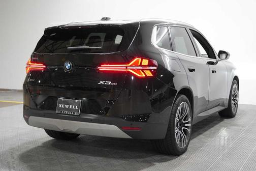 Black Sapphire Metallic 2025 BMW X3 30 xDrive