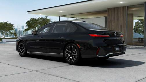 Black Sapphire Metallic 2025 BMW 740 i xDrive