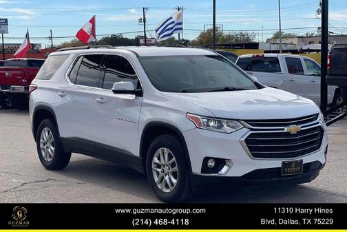 Summit White 2020 Chevrolet Traverse LT Cloth