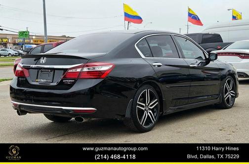 Crystal Black Pearl 2017 Honda Accord Sport SE