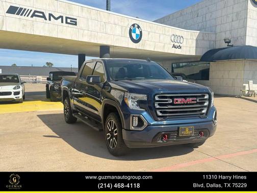 Pacific Blue Metallic 2020 GMC Sierra 1500 AT4