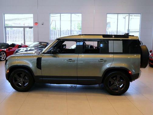 Pangea Green Metallic 2025 Land Rover Defender 110 P300