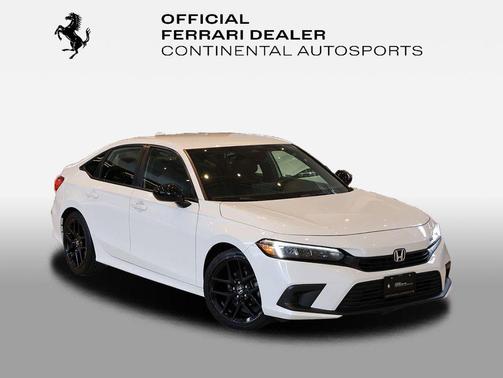 Platinum White Pearl 2022 Honda Civic Sport