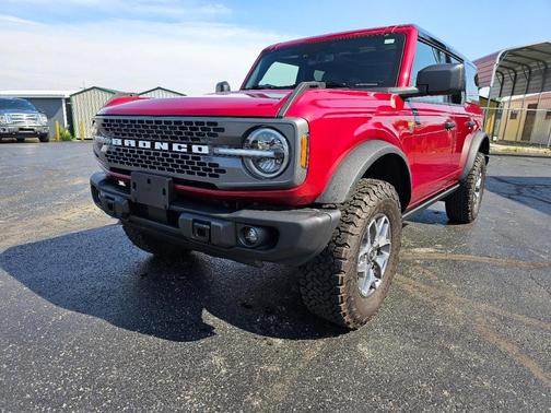 Red 2025 Ford Bronco Badlands