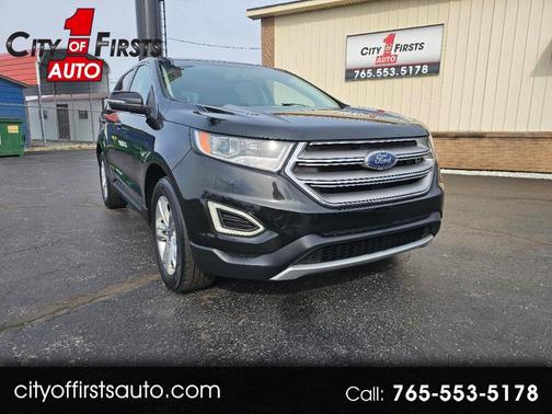 Black 2015 Ford Edge SEL