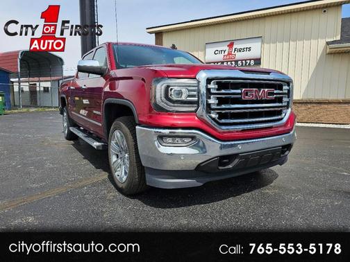 Red 2018 GMC Sierra 1500 SLT