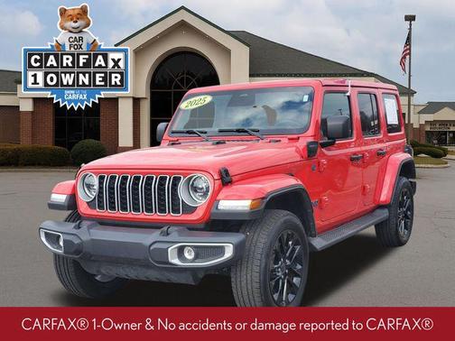 Firecracker Red Clearcoat 2025 Jeep Wrangler 4xe Sahara