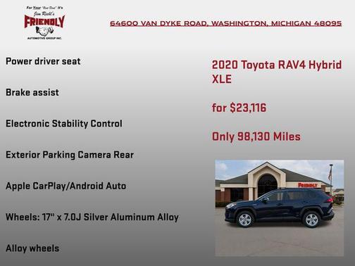 2020 Toyota RAV4 Hybrid XLE