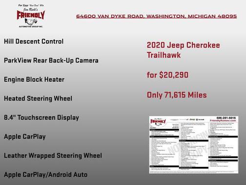 2020 Jeep Cherokee Trailhawk