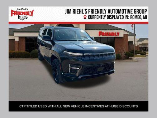 2026 Jeep Grand Wagoneer L Limited Reserve 4x4